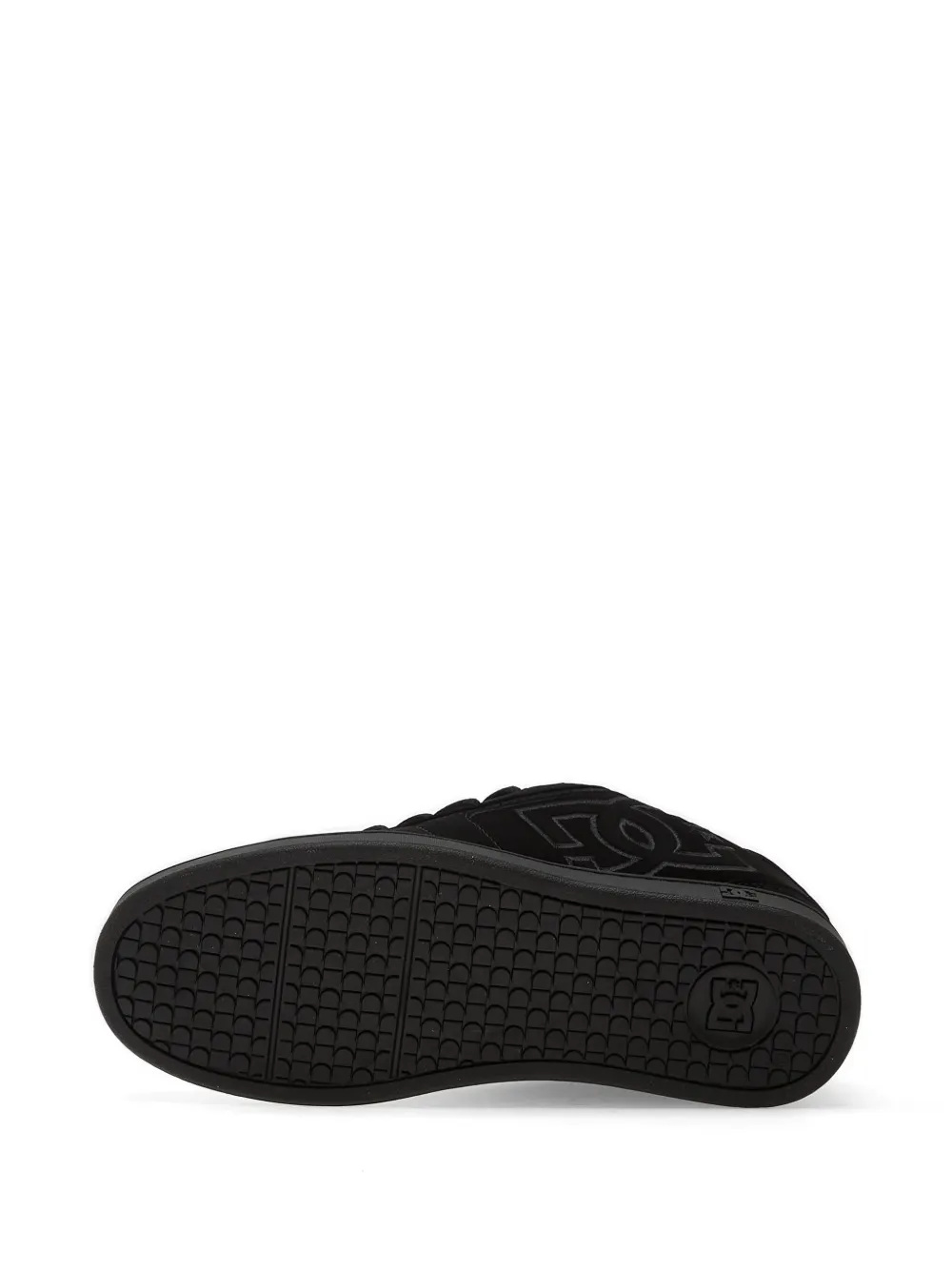 DC Shoes Net suède sneakers met logopatch Zwart