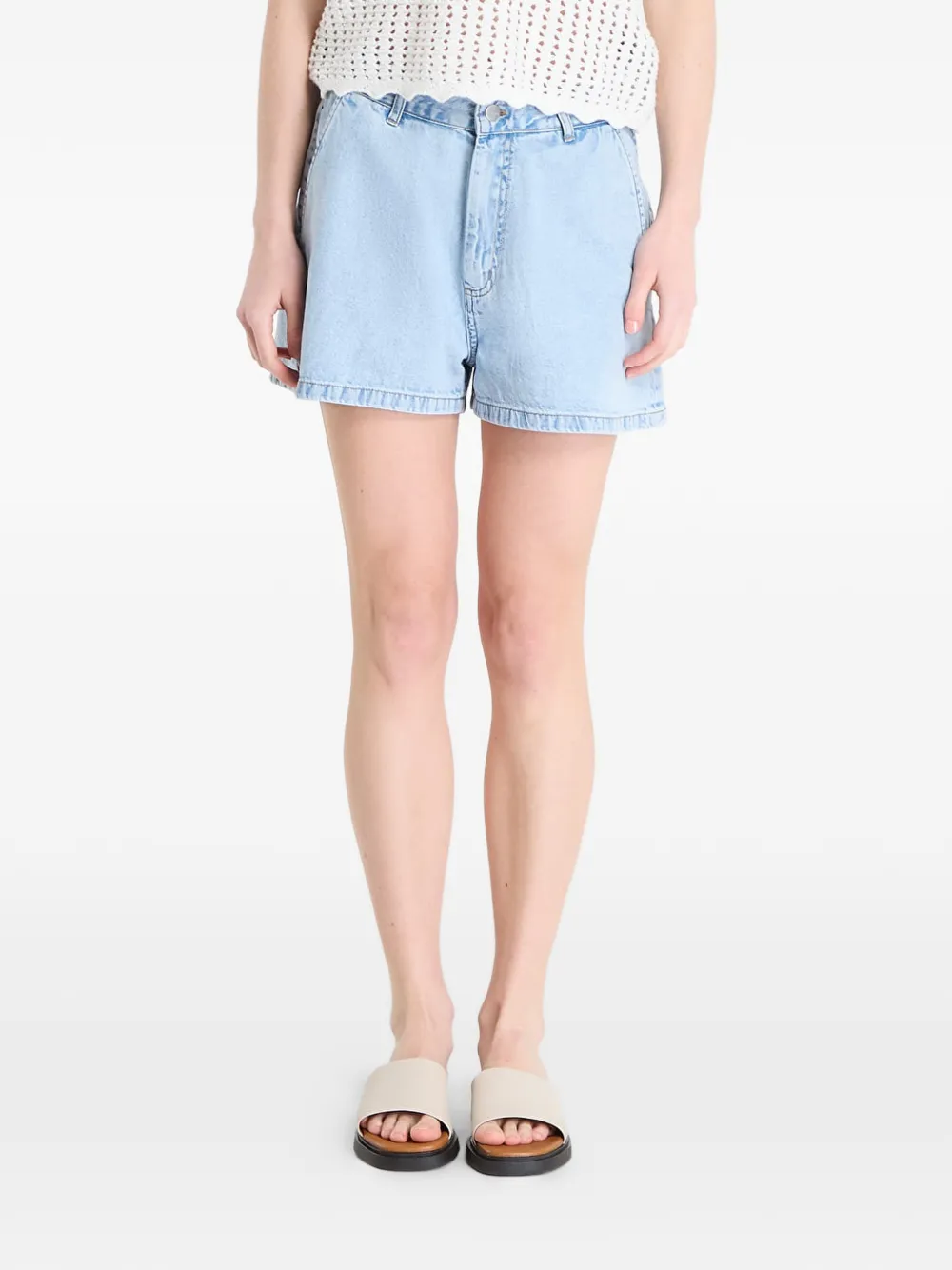 Carhartt WIP Lova light-wash denim shorts - Blu