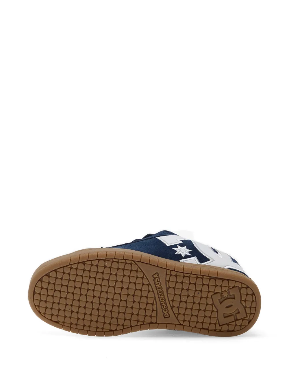 DC Shoes Court Graffik logopatch suède sneakers Blauw
