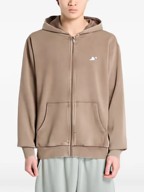 Ripndip Castanza acid-wash logo-patch hoodie