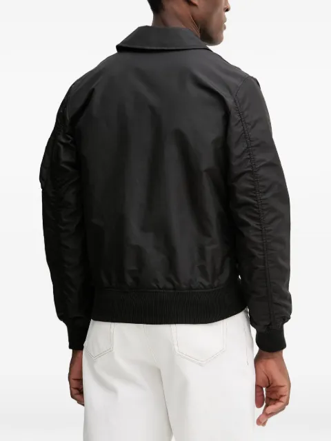 Alpha Industries Bomberjack met logopatch en rits