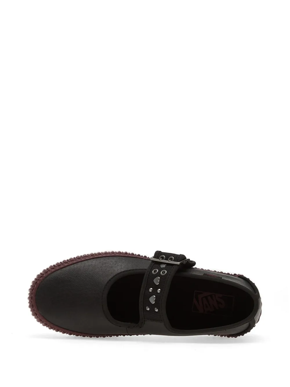 Vans Sneakers met plateauzool en hartstuds Zwart