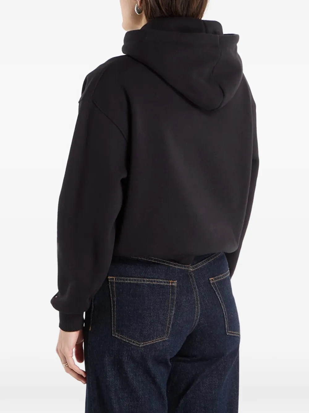 Tommy Hilfiger Hoodie met logoprint Zwart