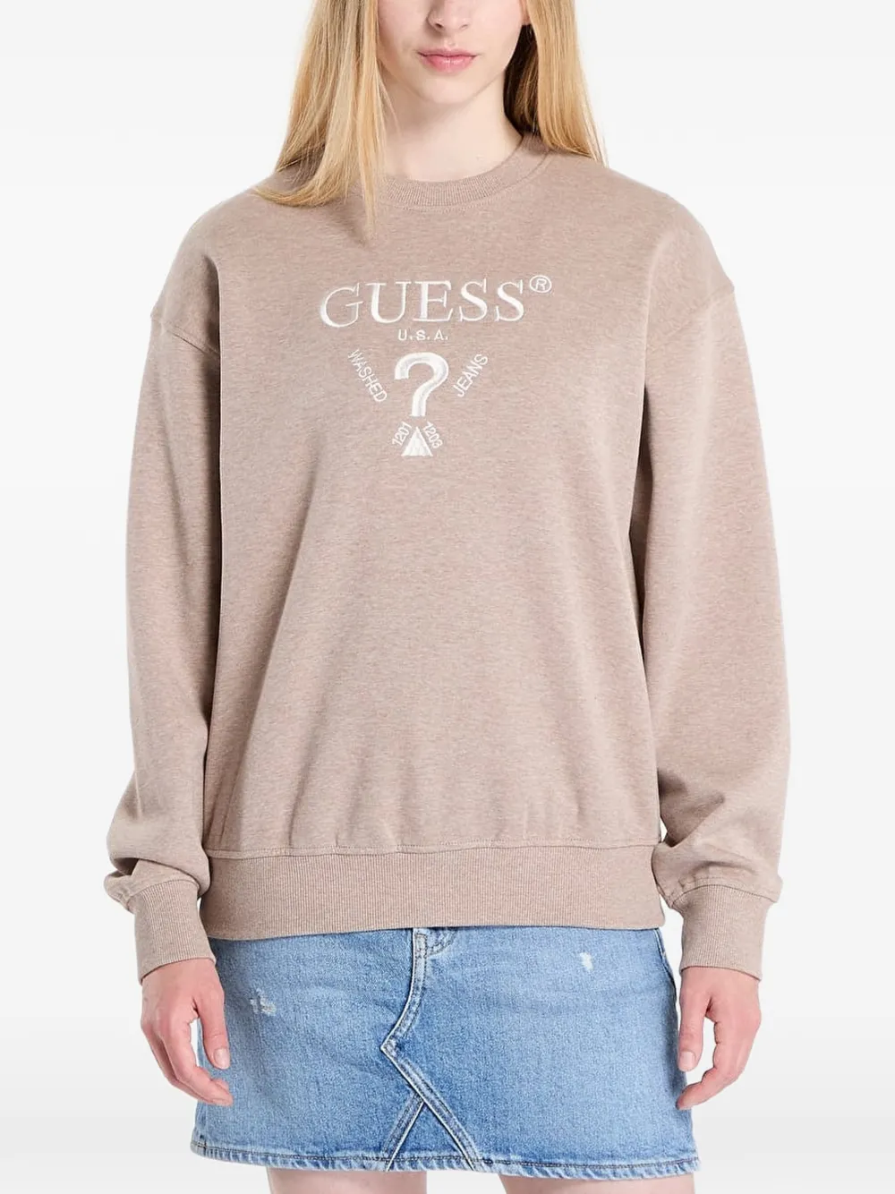 GUESS USA Roberta sweatshirt - Toni neutri