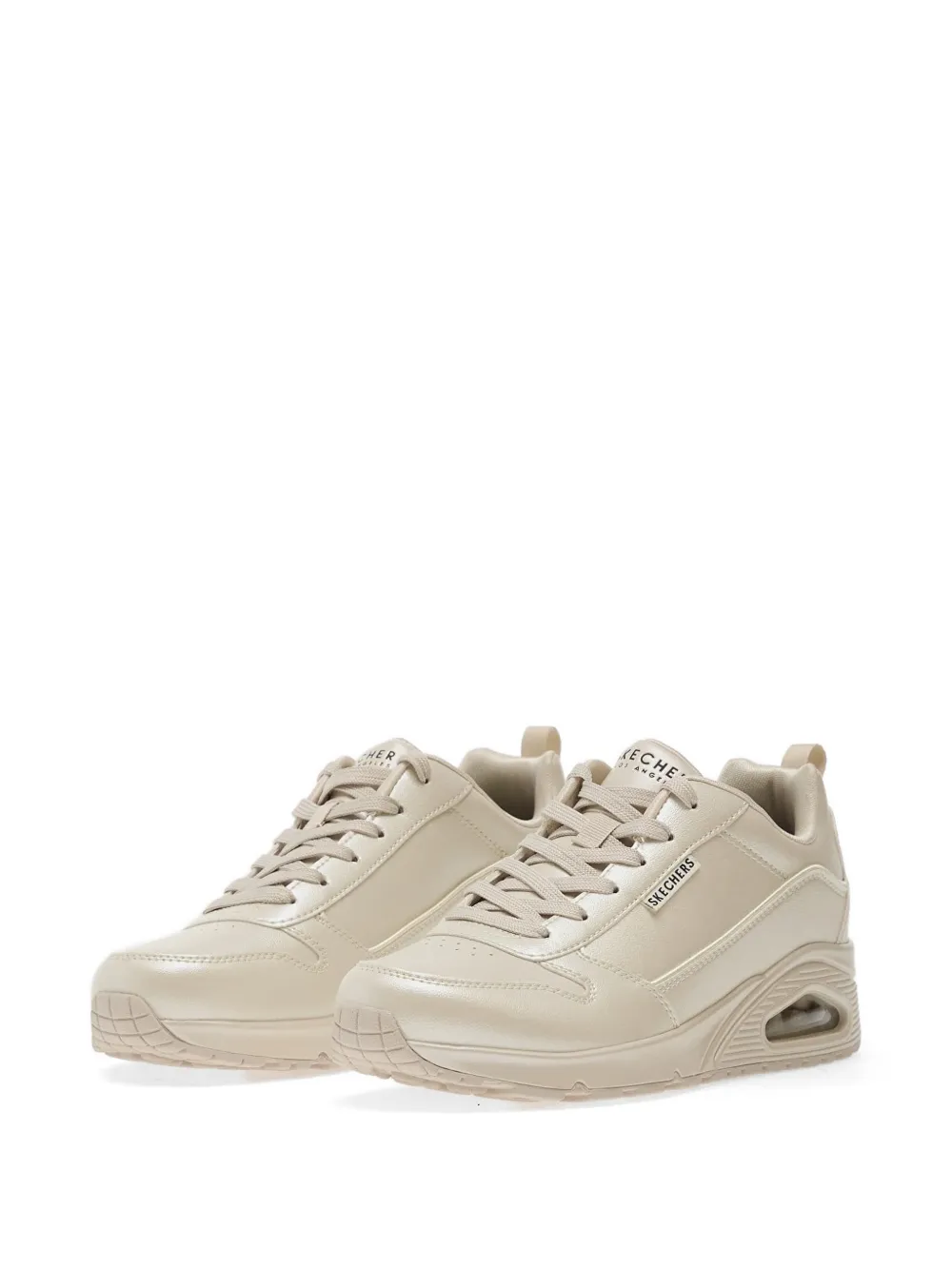 Skechers Uno sneakers met parelmoer Beige