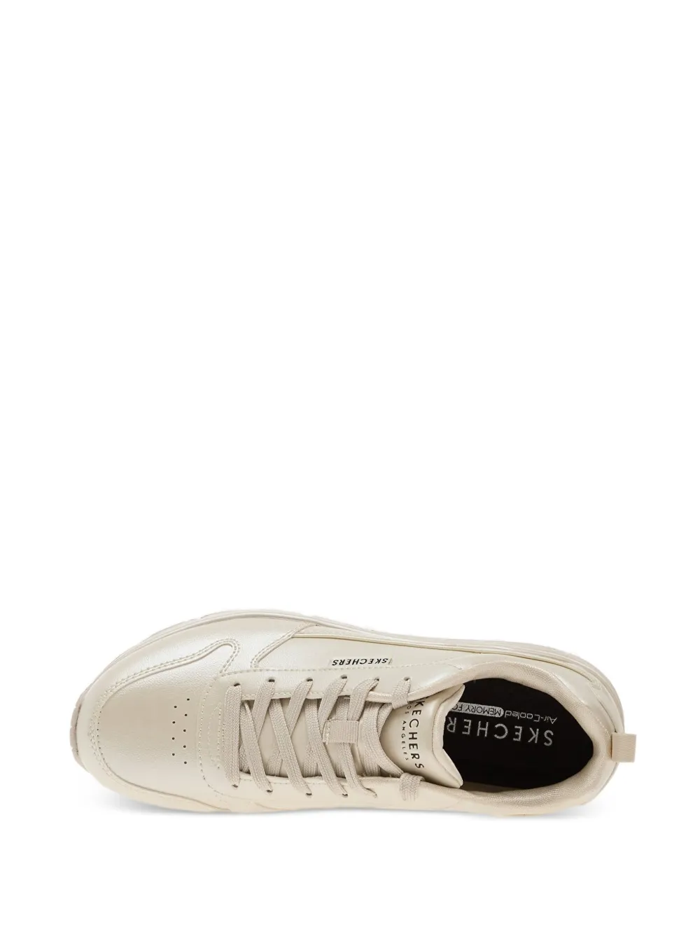 Skechers Uno sneakers met parelmoer Beige
