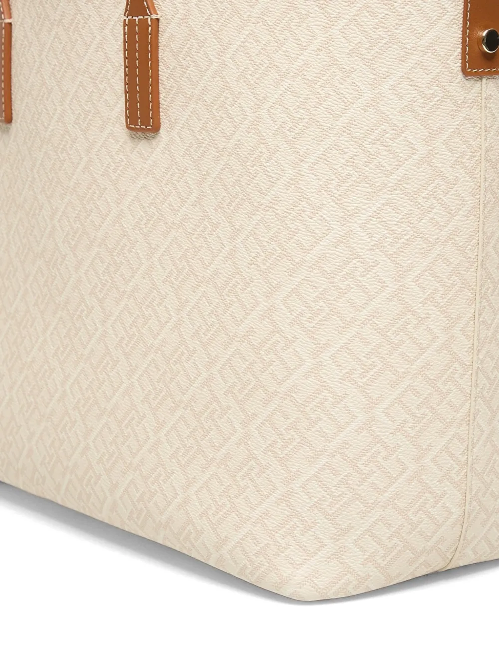 Tommy Hilfiger Shopper met monogram-print Beige