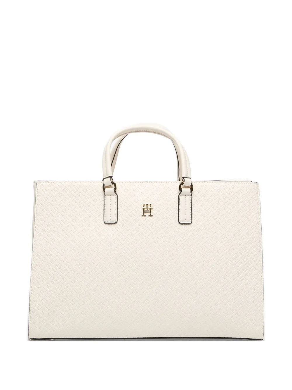 Tommy Hilfiger monogram-embossed tote bag - Toni neutri