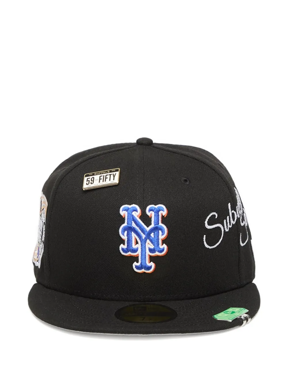New Era New York Mets Mlb Subway Series 59fifty Cap In Black
