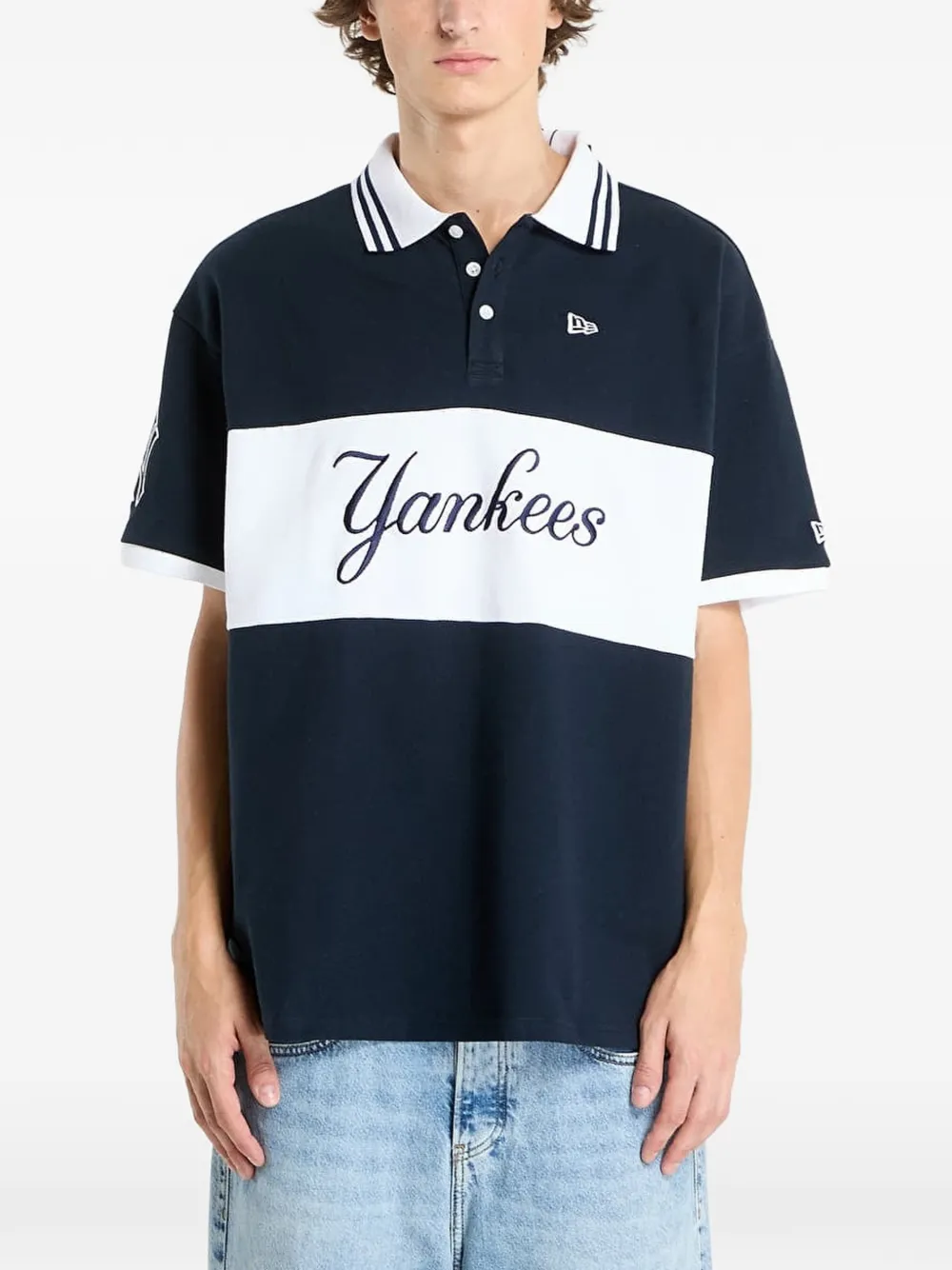 NEW ERA CAP Yankees polo shirt - Blu