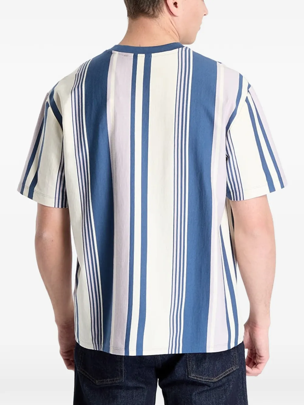 GUESS USA Guess Originals T-shirt met verticale streep Blauw