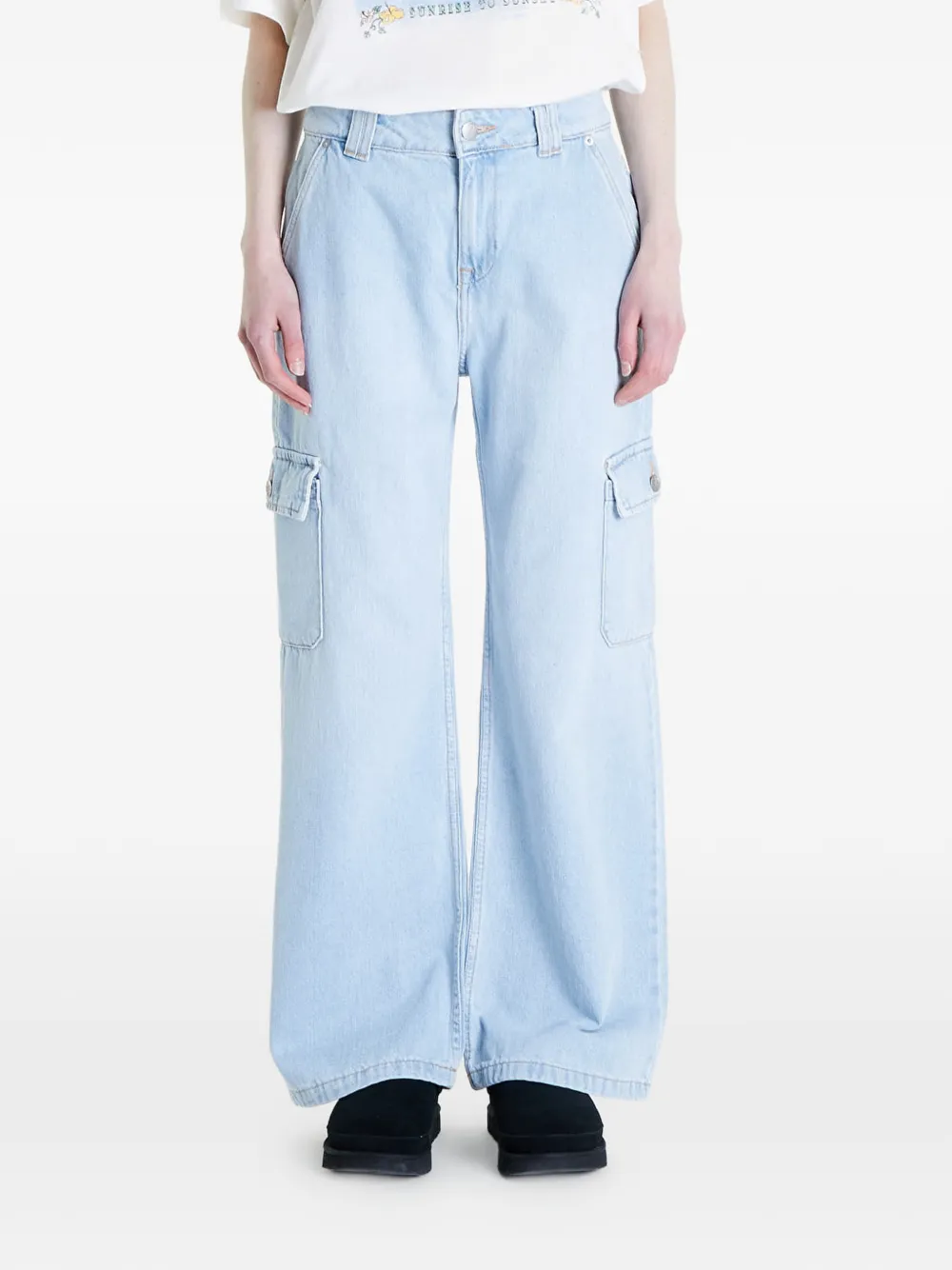 Roxy Modern Vibe Cargo Pants In Blue