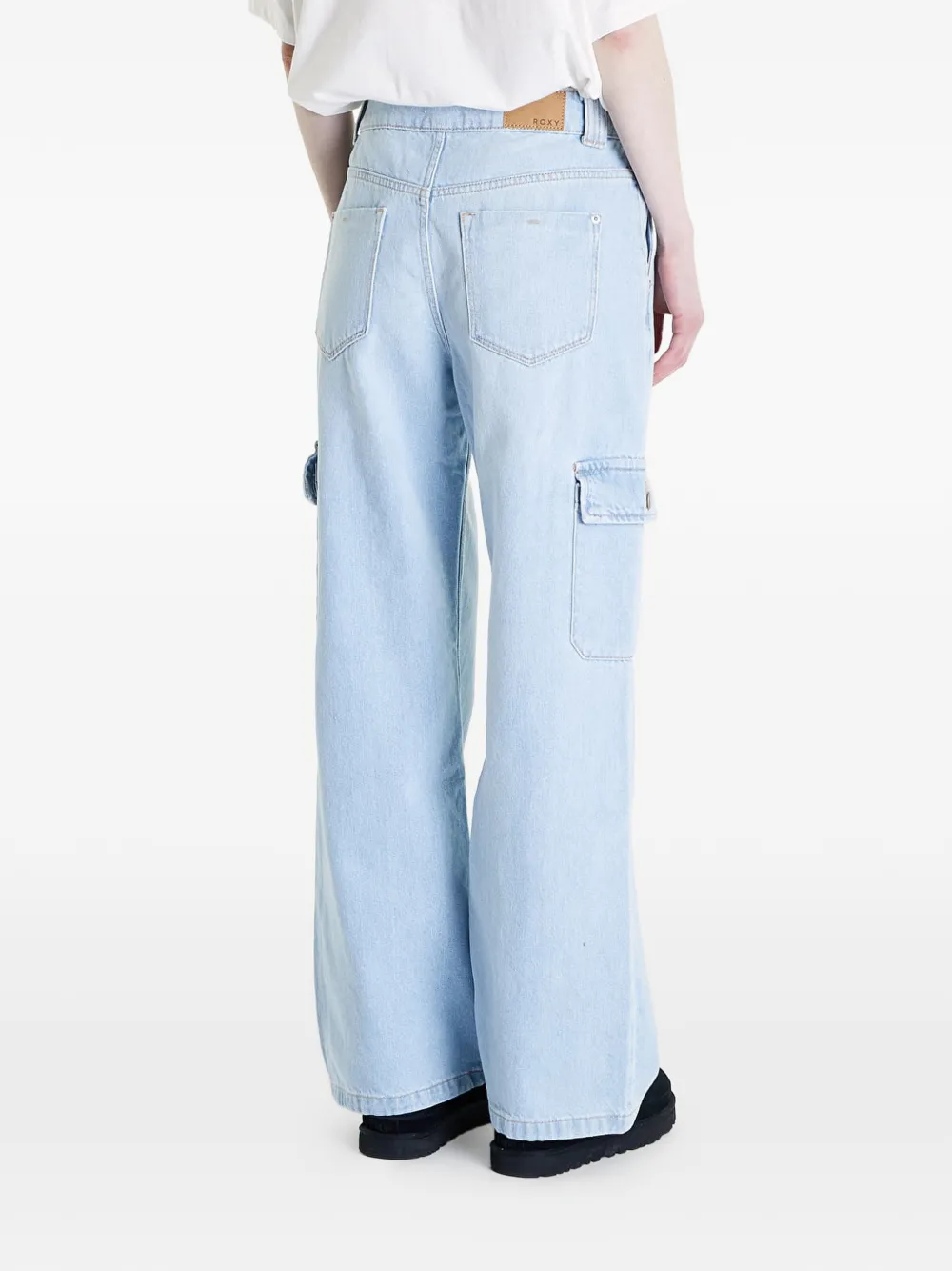 Roxy Modern Vibe Cargo Pants In Blue