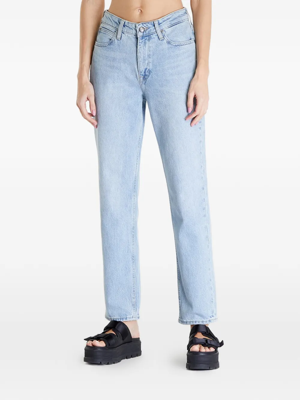 Lee Carol Acid-wash Jeans In Blue