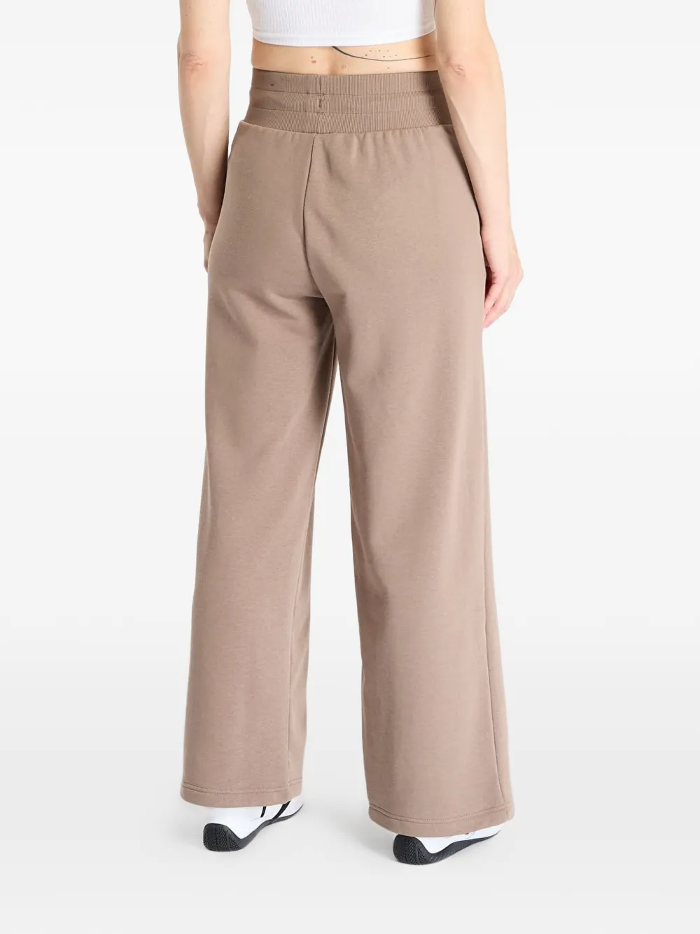 Puma Logo-print Drawstring Track Pants In Nude