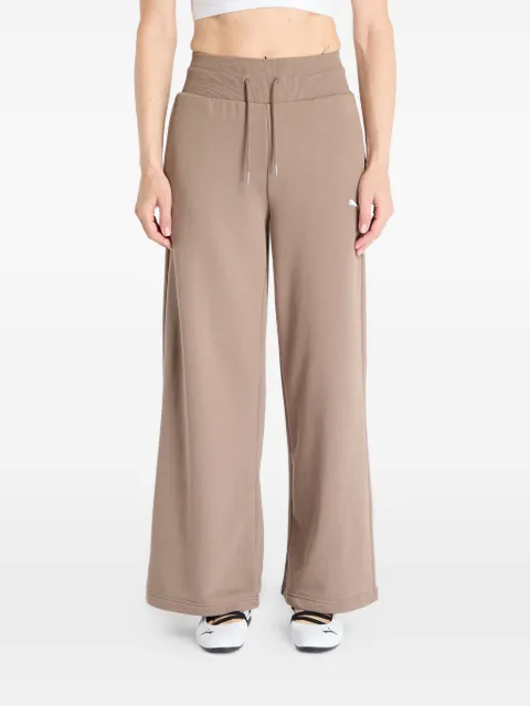 PUMA logo-print drawstring track pants
