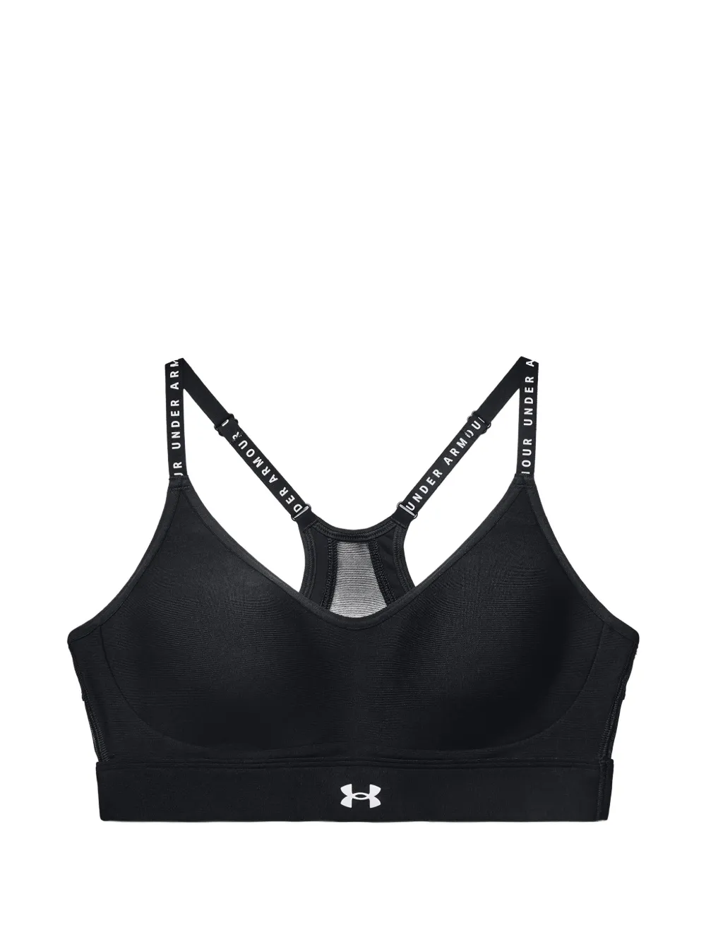 Under Armour logo-strap racerback bra - Nero