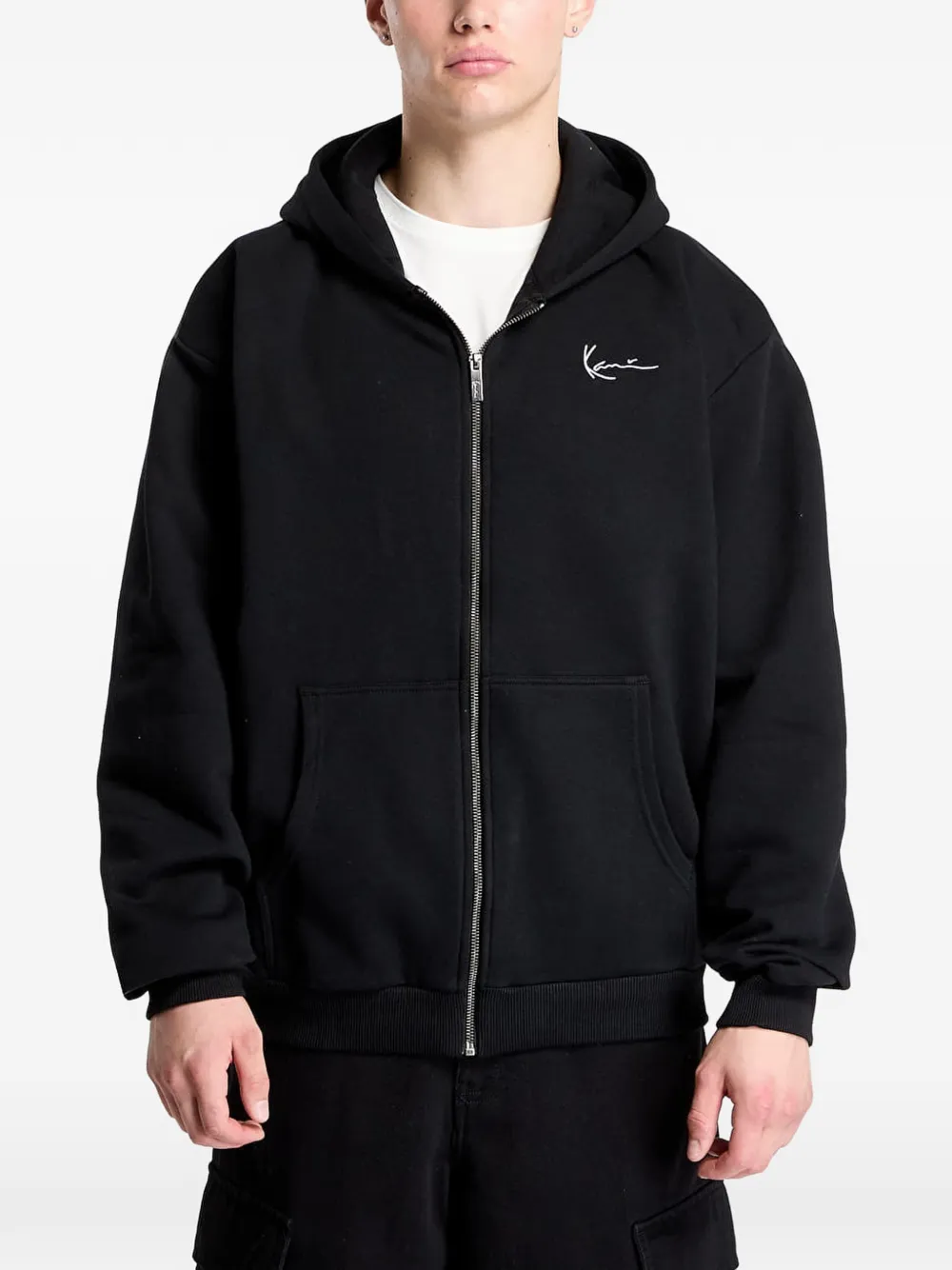 karl kani ジップアップ パーカー | ブラック | Image 1