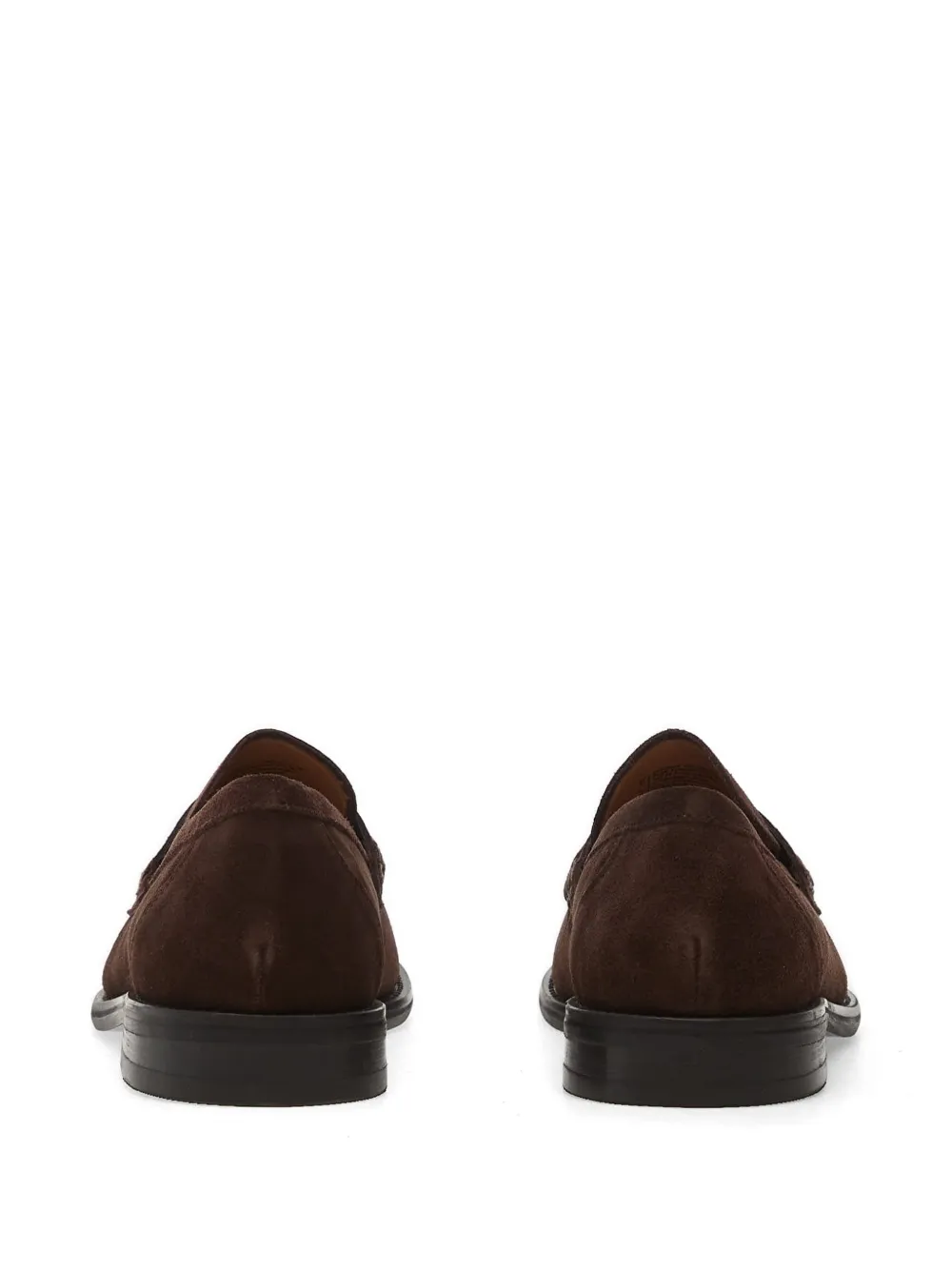 VAGABOND Linn suède penny loafers Bruin