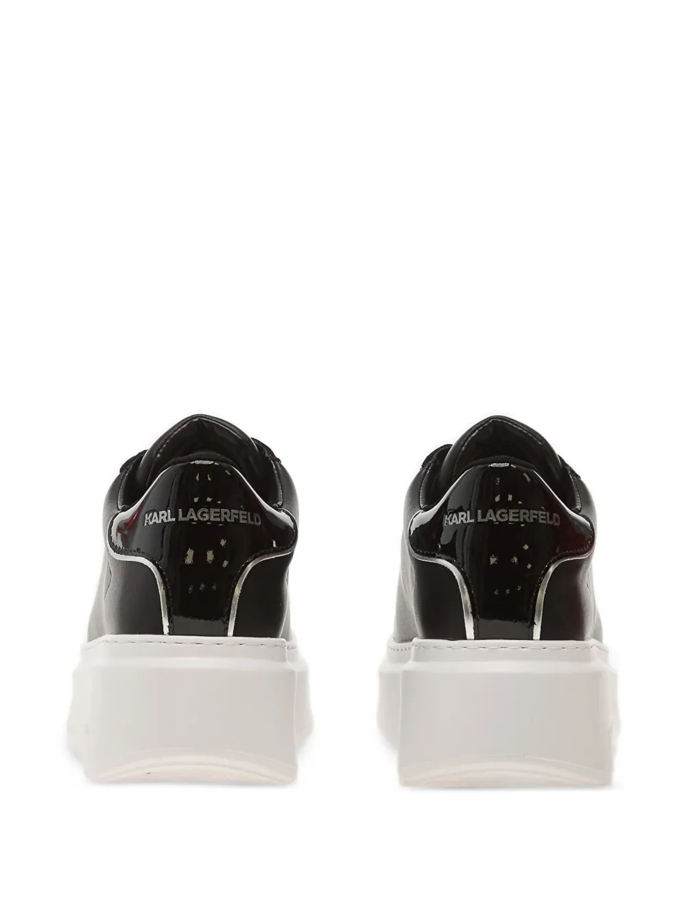 Karl Lagerfeld Jeans Anakapri sneakers met plateauzool en verfraaid met kristallen Zwart