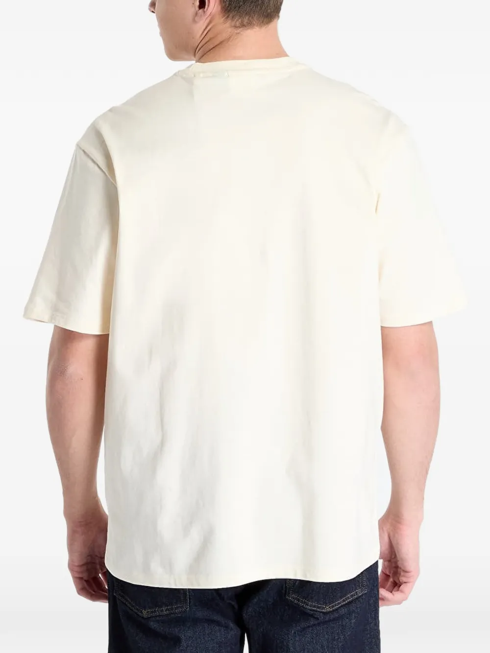 GUESS USA T-shirt met logoprint Beige