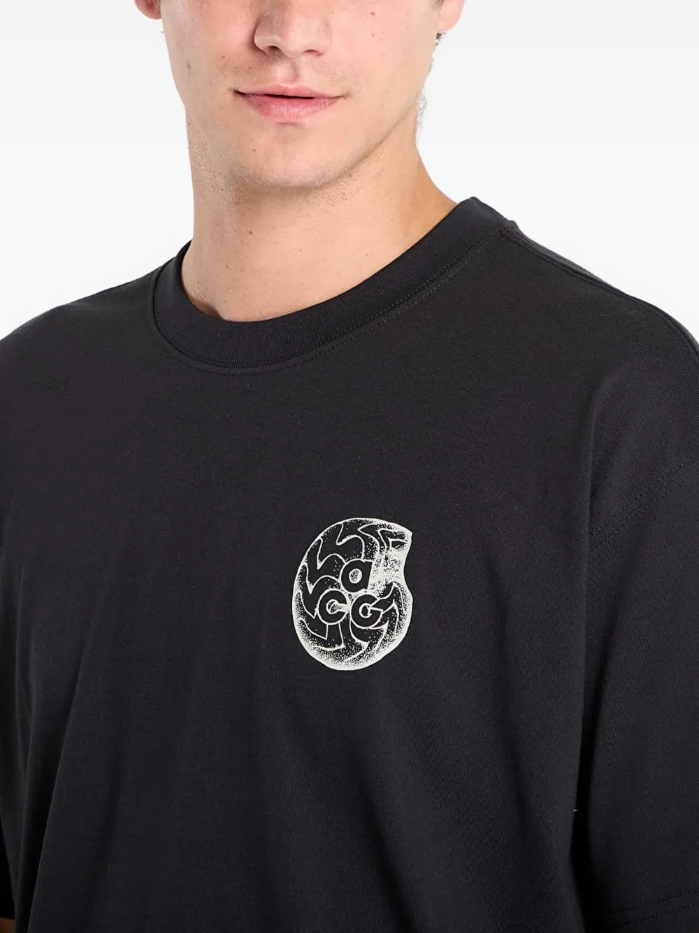 Nike T-shirt met grafische print Zwart