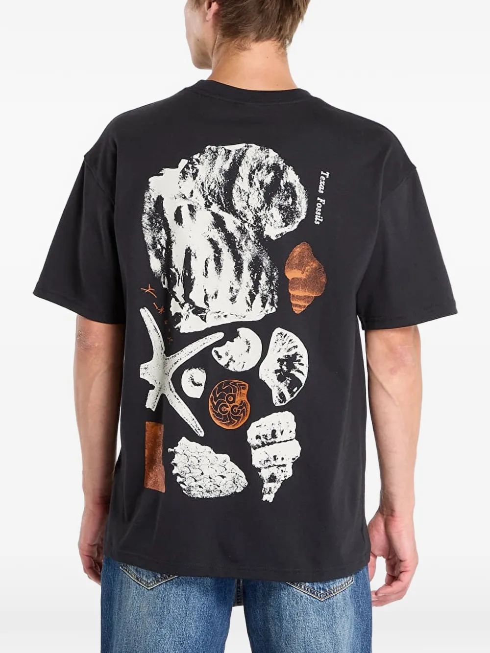 Nike T-shirt met grafische print Zwart