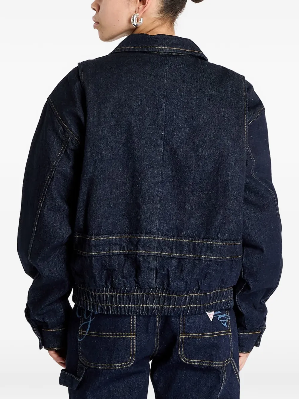 GUESS USA Jack met geborduurd logo Blauw