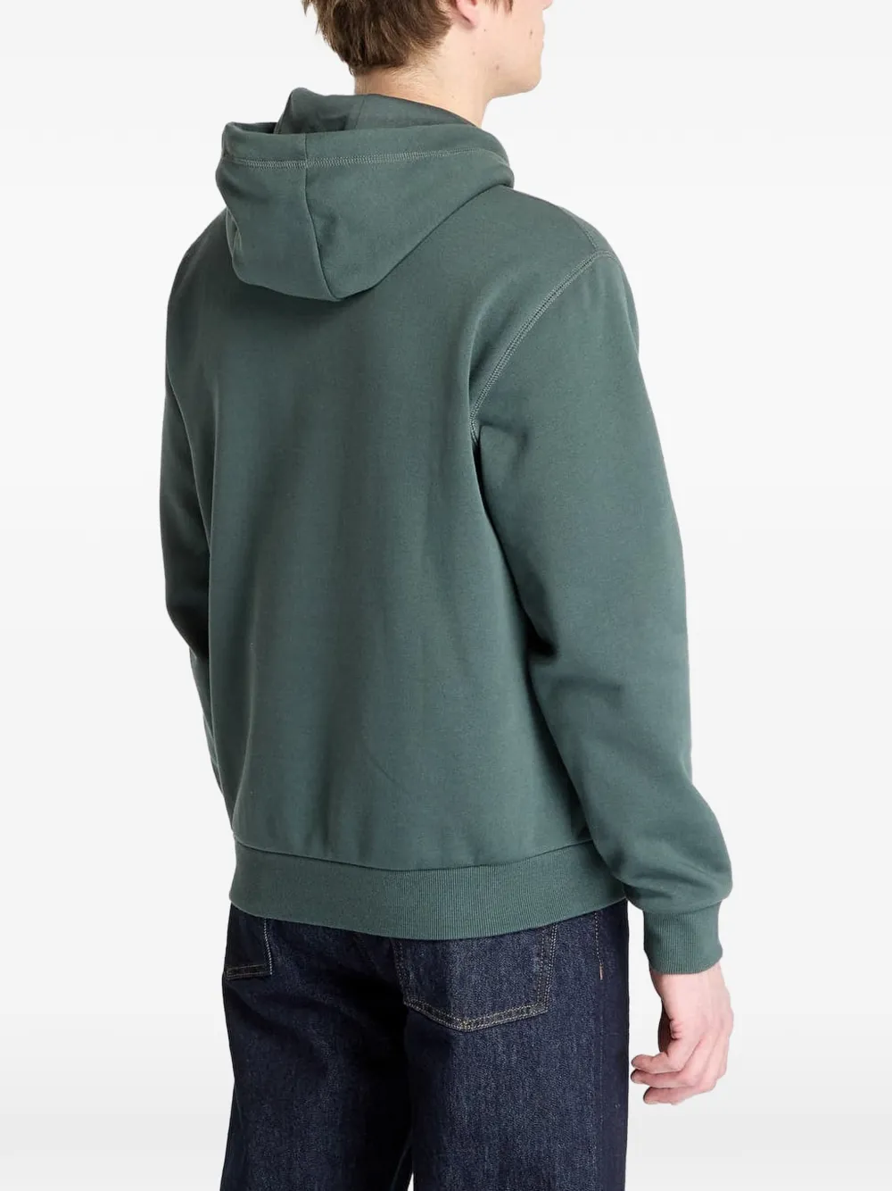 Ea7 Emporio Armani Hoodie met logoprint Groen