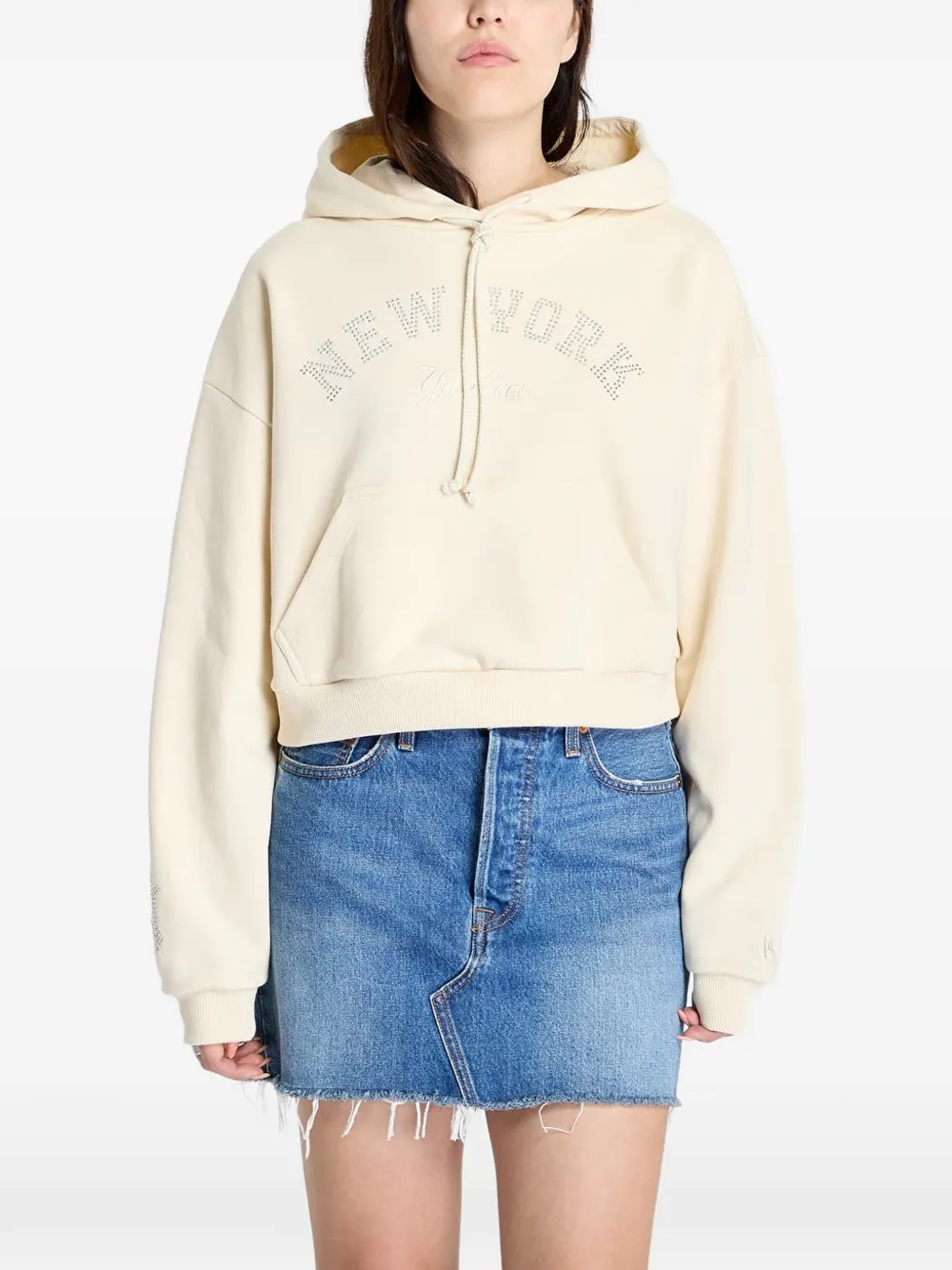 NEW ERA CAP long-sleeve hoodie - Toni neutri