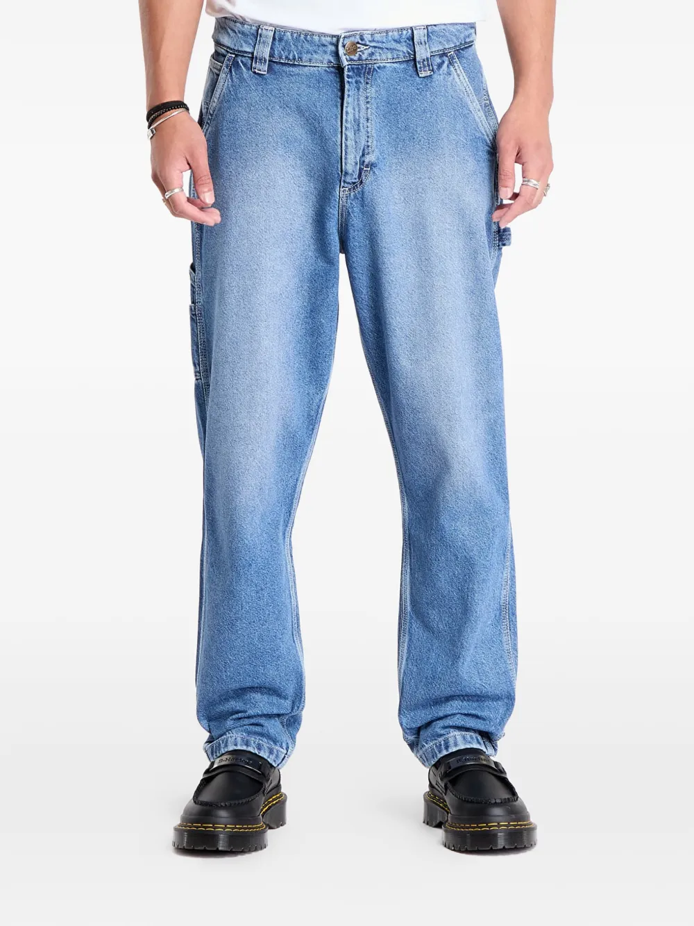 LEE faded-wash hammer-loop jeans - Blu