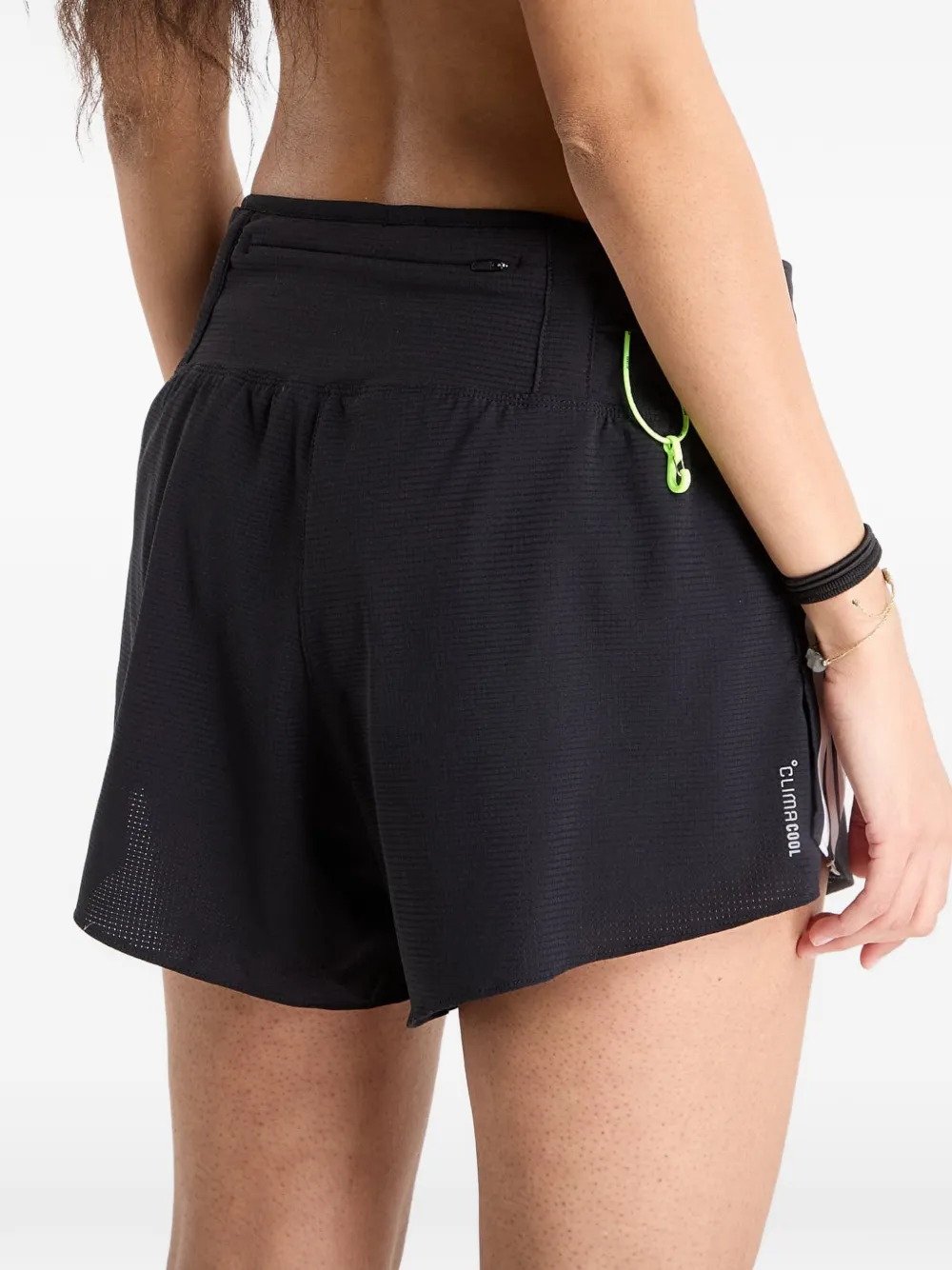 adidas Climacool hardloopshorts met zijstreep Zwart