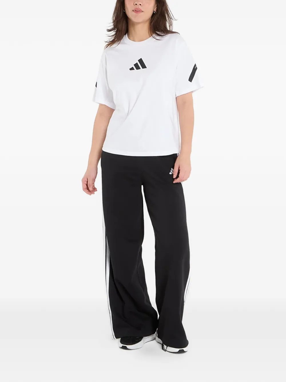 adidas Z.N.E. T-shirt met logoprint Wit
