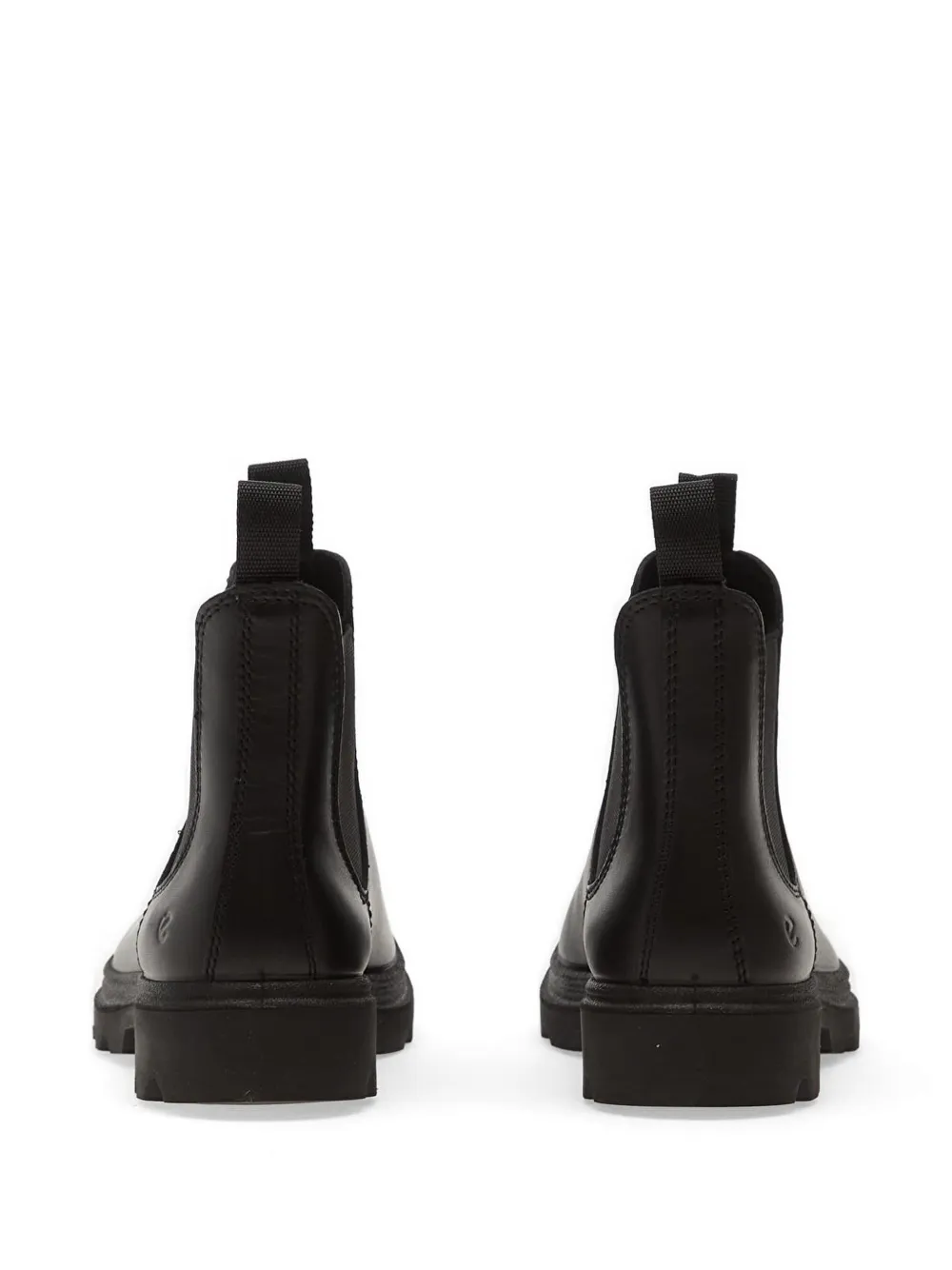 ECCO Grainer Chelsea leren laarzen Zwart