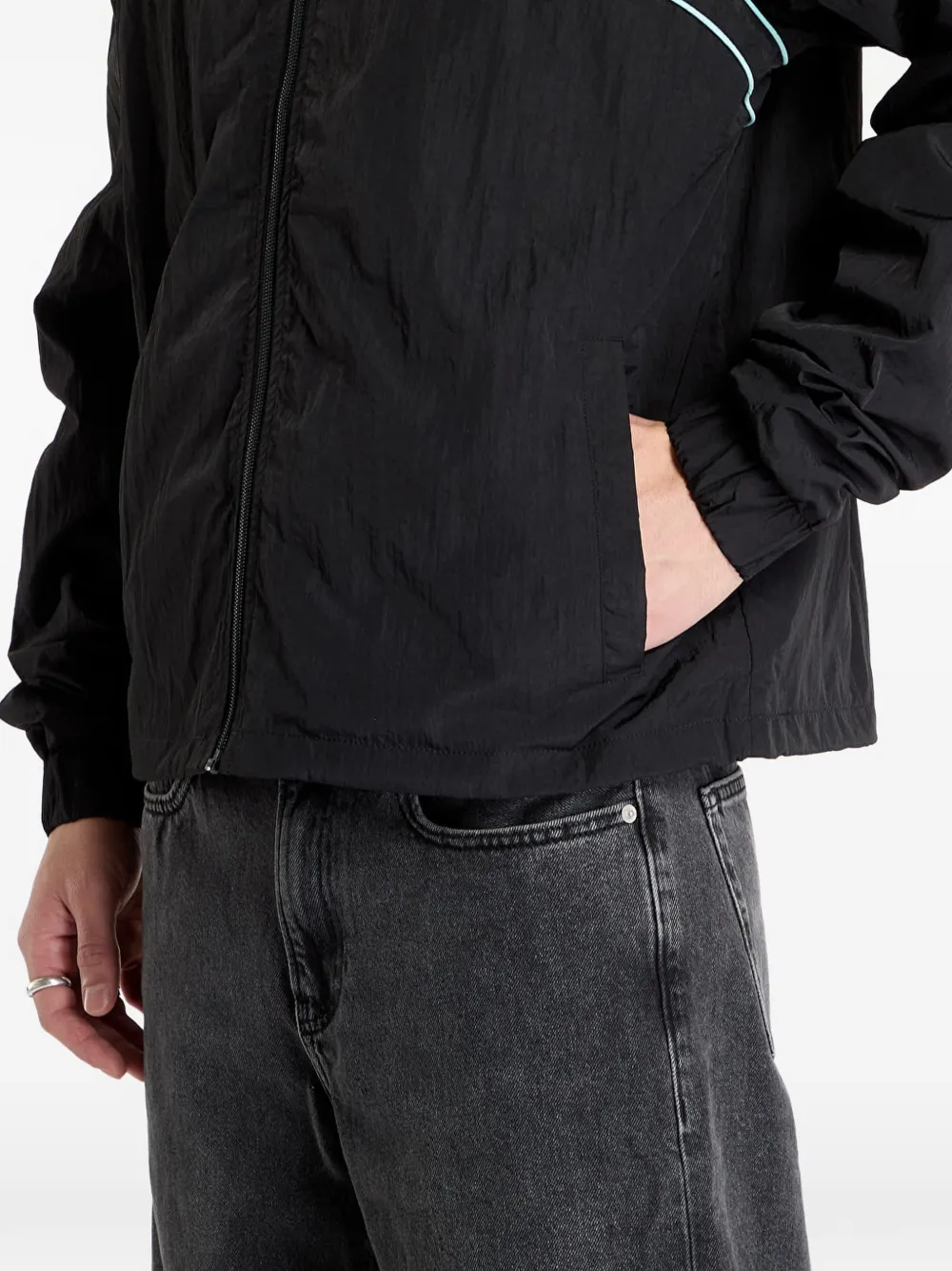 karl kani Jack met afwerking Zwart