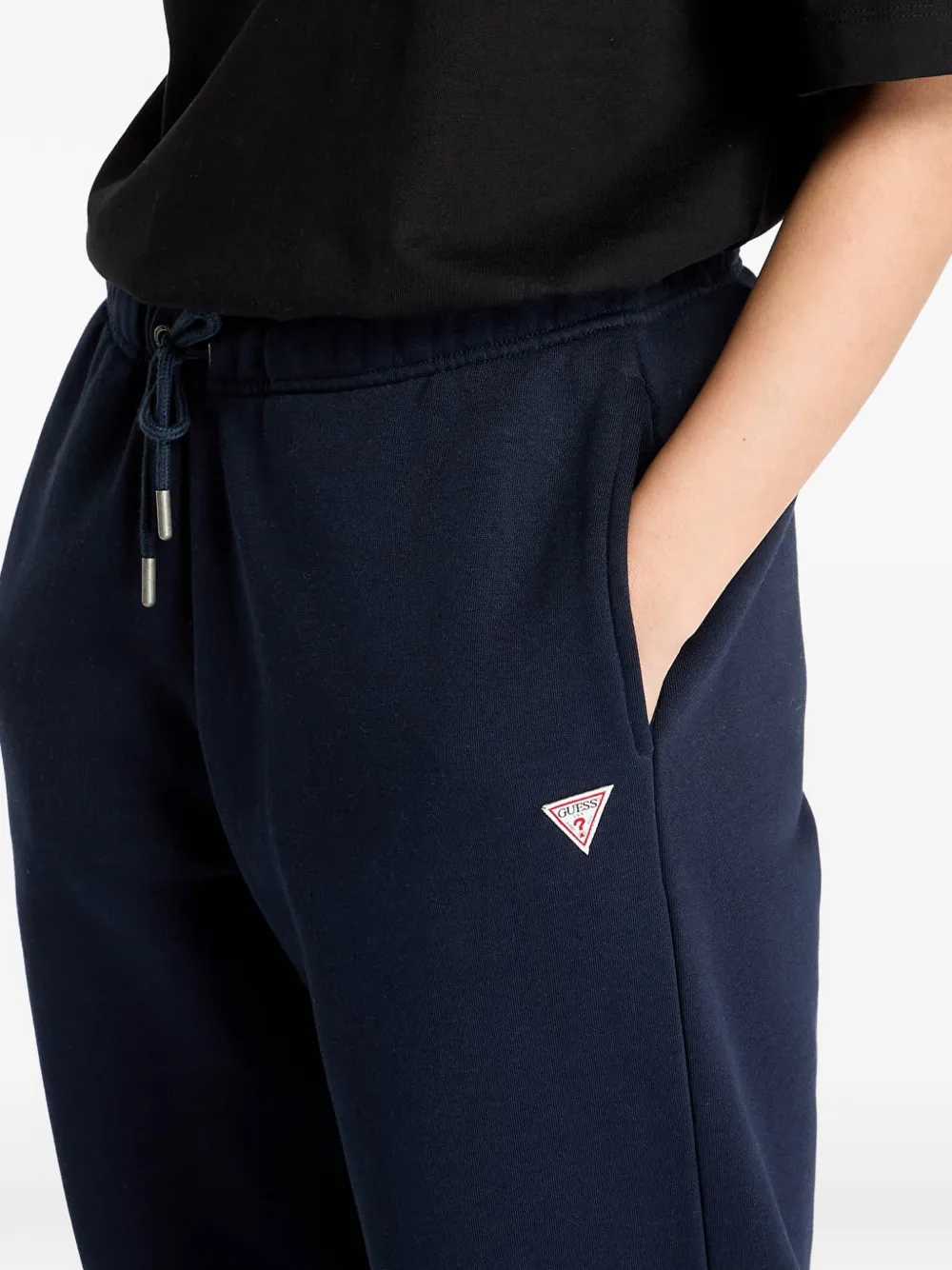 GUESS USA Trainingsbroek met logopatch Blauw