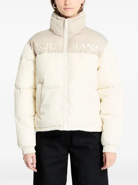karl kani Retro Essential two-tone padded jacket