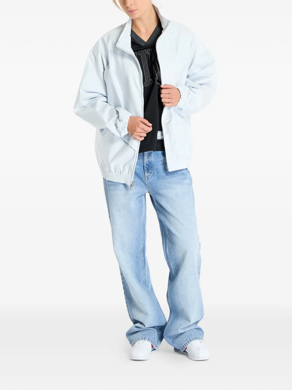 Nike Jack met logo Blauw