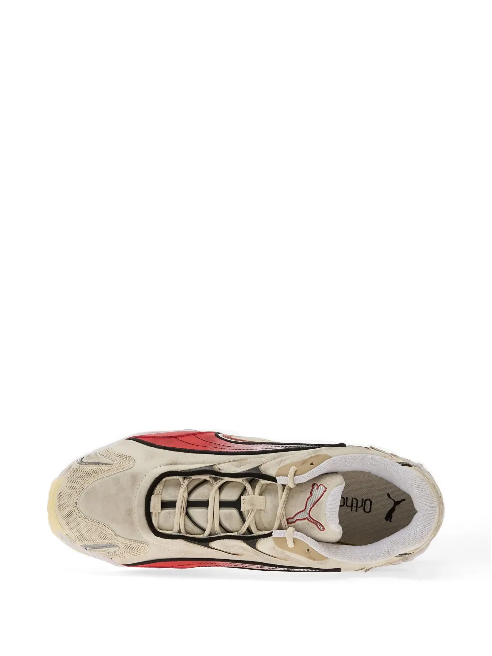 PUMA Inhale gerafelde sneakers Beige