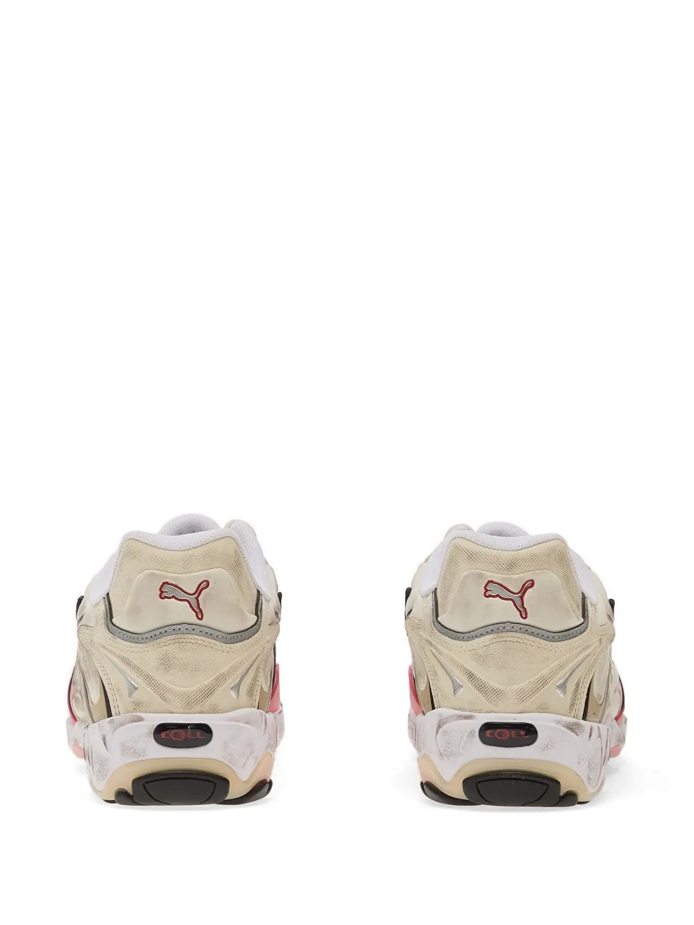 PUMA Inhale gerafelde sneakers Beige