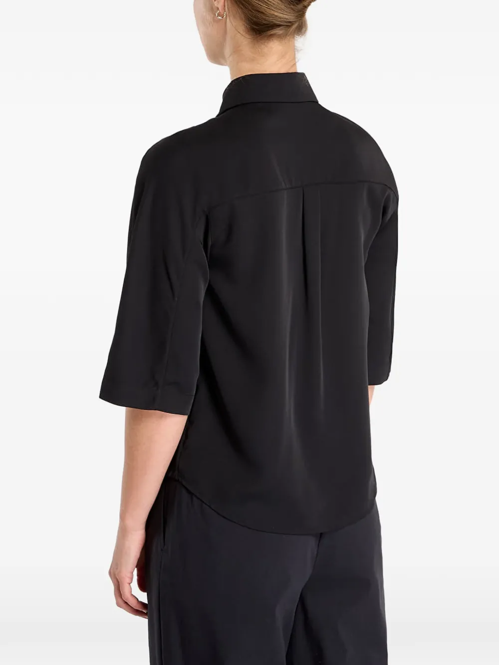  Samsoe Samsoe Camisa Samargot De Manga Corta - Negro 