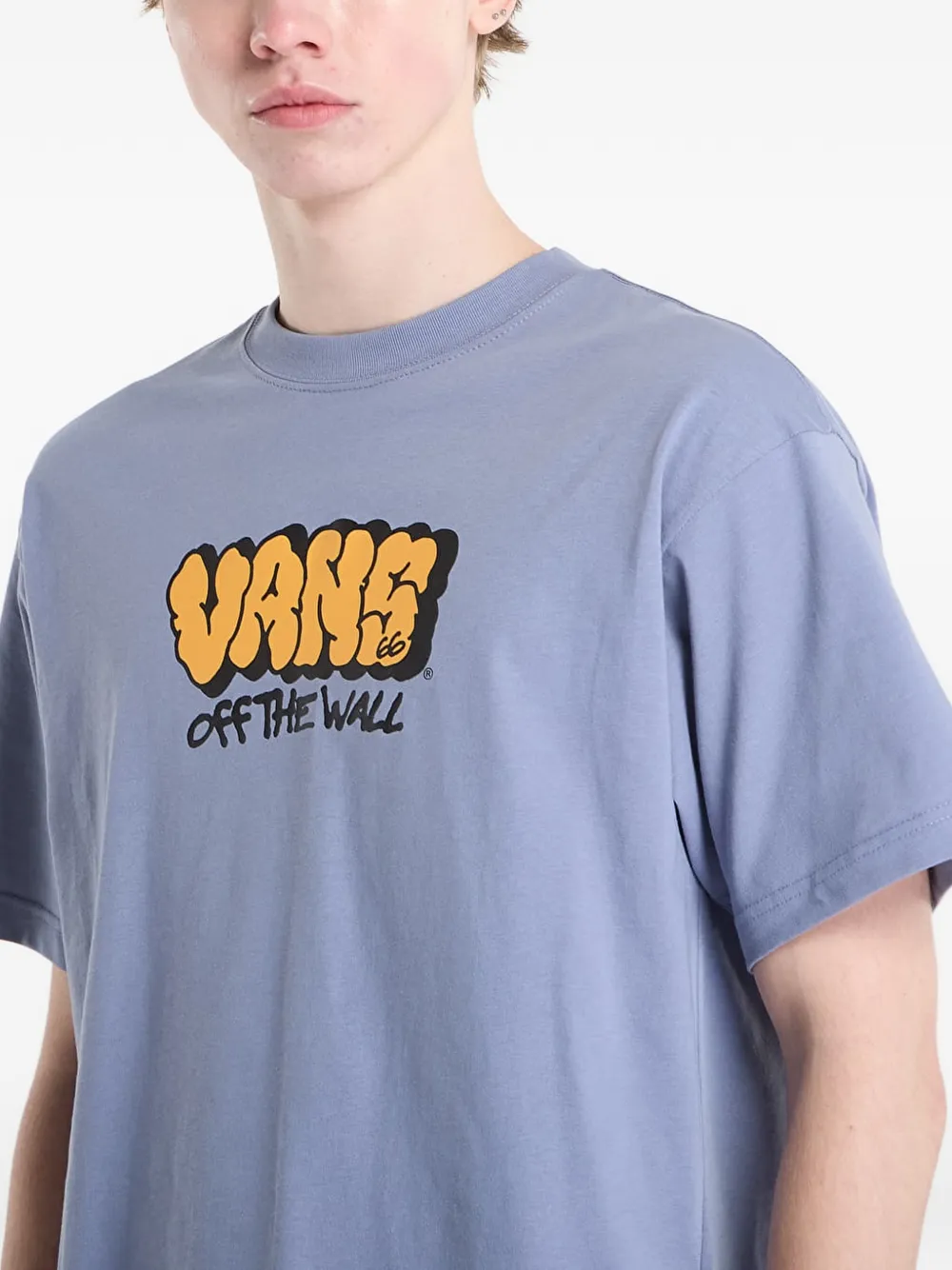 Vans T-shirt met logoprint Blauw