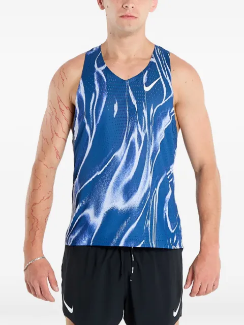 Nike marble-print tank top