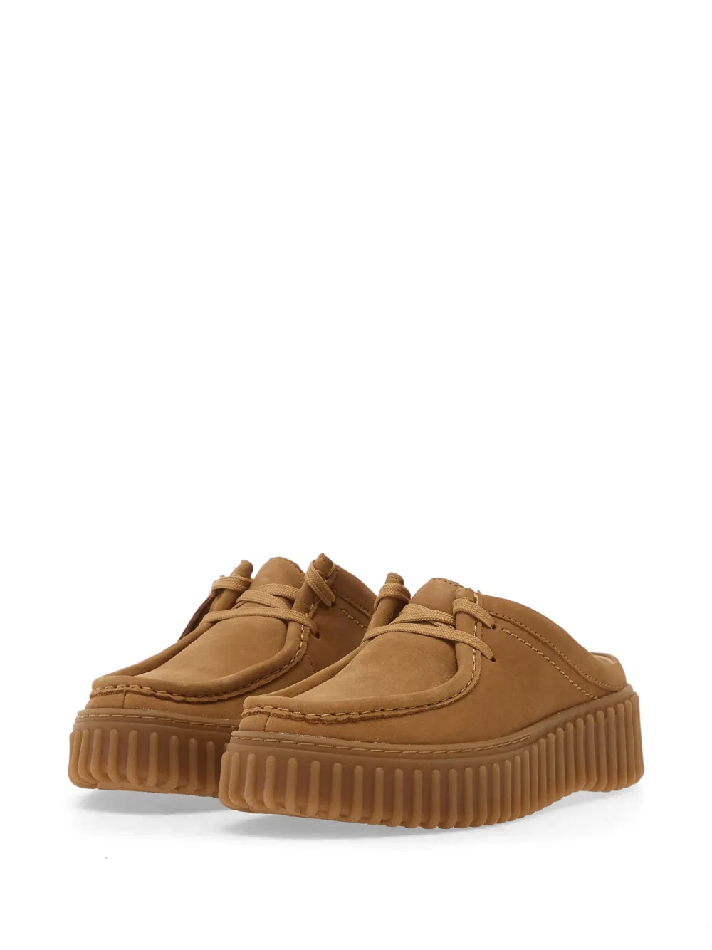 Clarks Torhill slip-on leren muiltjes Beige