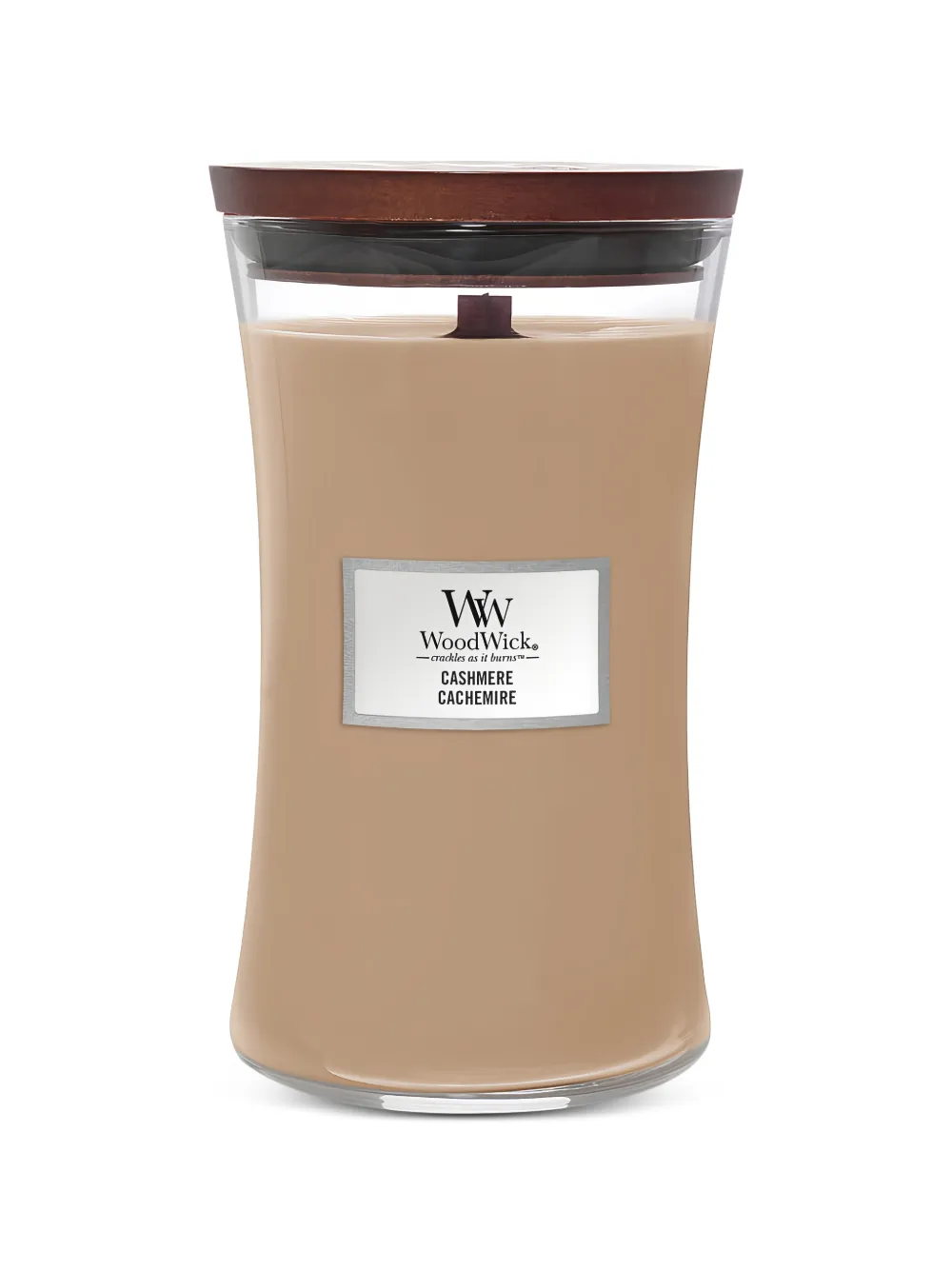 WoodWick large Hourglass candle - Nude