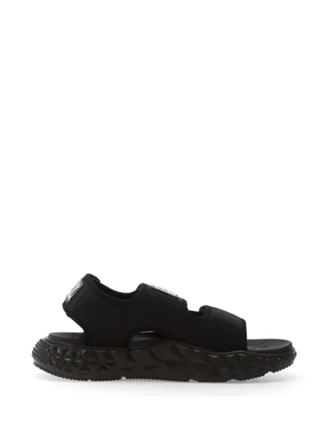 Ea7 Emporio Armani Kombat touch-strap sandals
