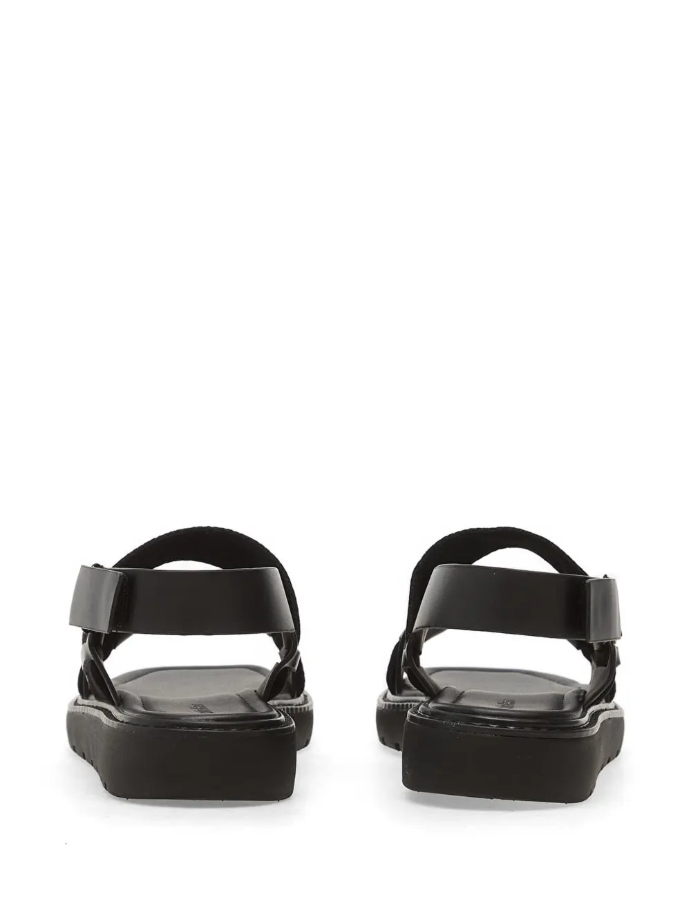 Calvin Klein touch-straps sandals Zwart