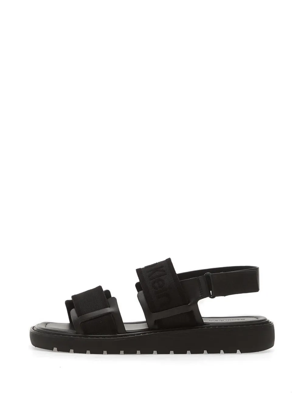 Calvin Klein touch-straps sandals Zwart