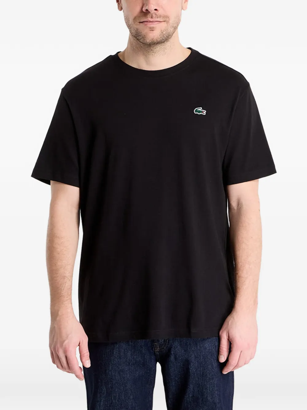 Lacoste graphic-print T-shirt - Nero