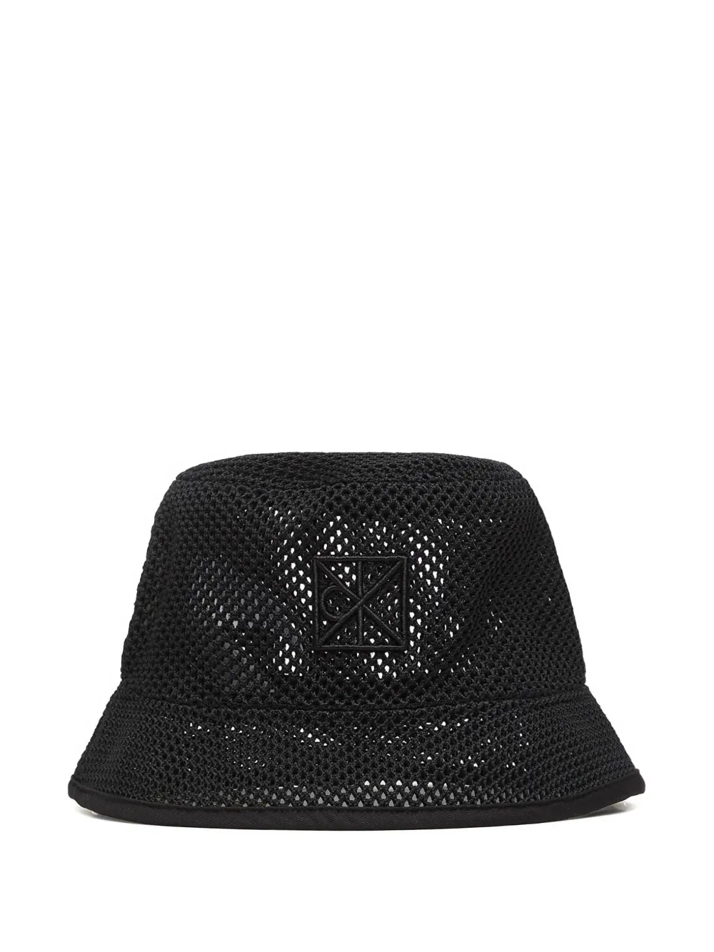 Calvin Klein Mesh-knit Logo-embroidery Bucket Hat